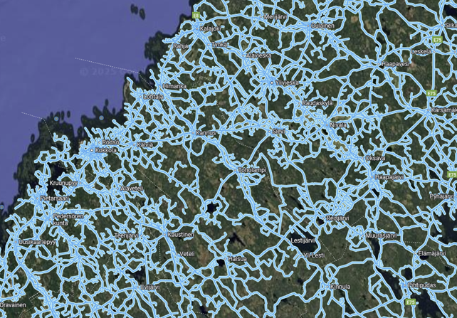 Kuvakaappaus Google Street View -sivustolta.
